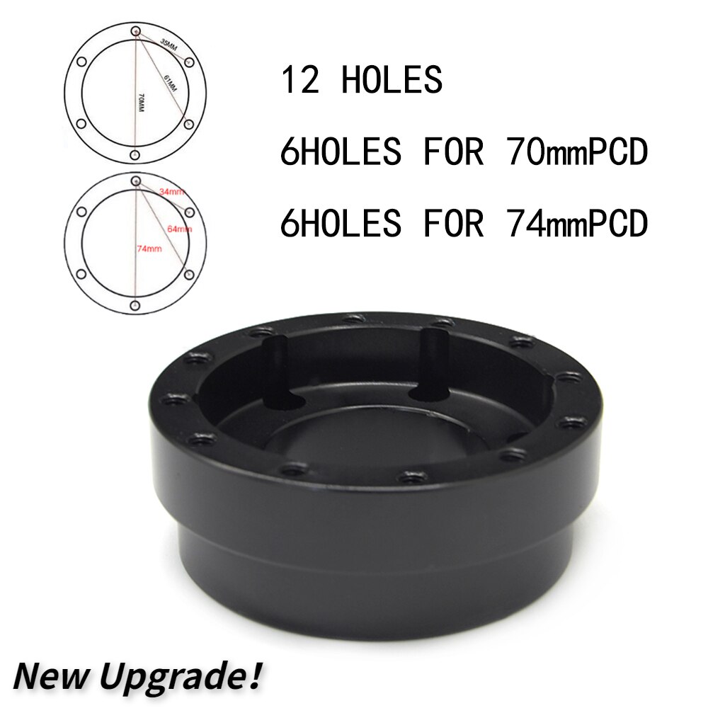 PU Auto Racing Steering Wheels Deep Corn Drifting Sport Steering Wheel For Logitech G29 G920 13/14Inch Steering Wheel Adapter