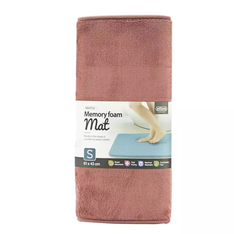 Thảm dặm chân , thảm nhà tắm , thảm phòng khách lock&lock memory foam size s mat512 , size m mat513