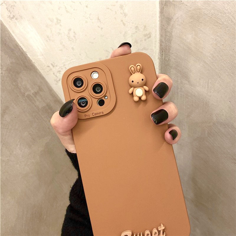 Ốp Lưng Basic Camera Nổi - Mẫu Thỏ Sweet Nổi