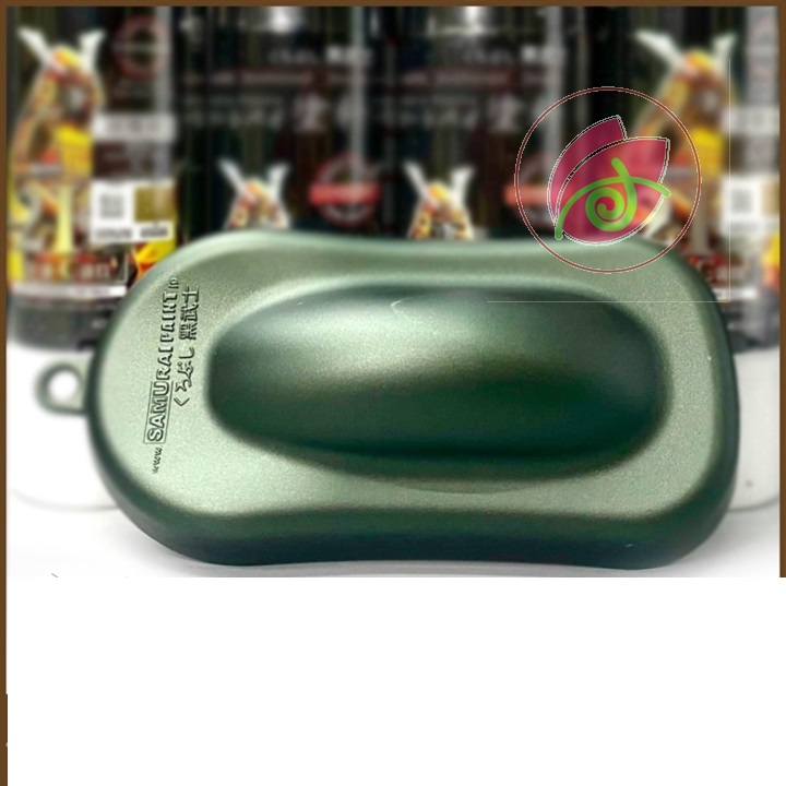 Sơn xịt SAMURAI Y9393 - màu Xanh Rêu (cần sơn trên nền màu Bạc) (400ml)