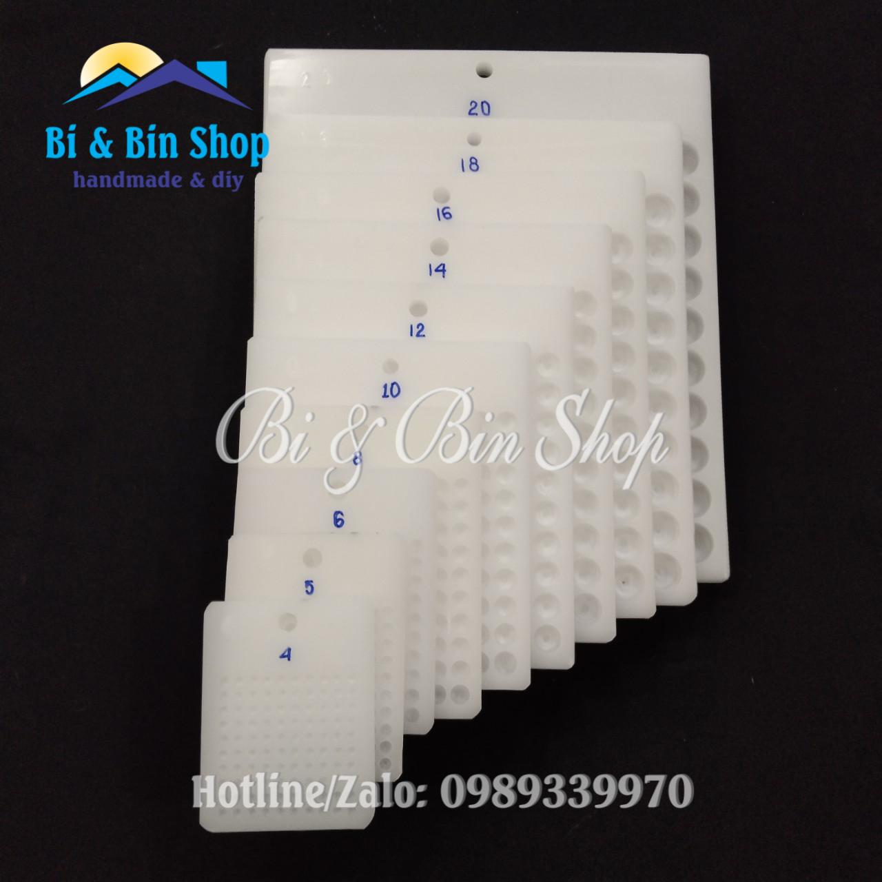 Khay Đếm Hạt Chuỗi 100 Viên Dùng Đếm Hạt Gỗ, Hạt Đá, Pha Lê, Hạt Chuỗi