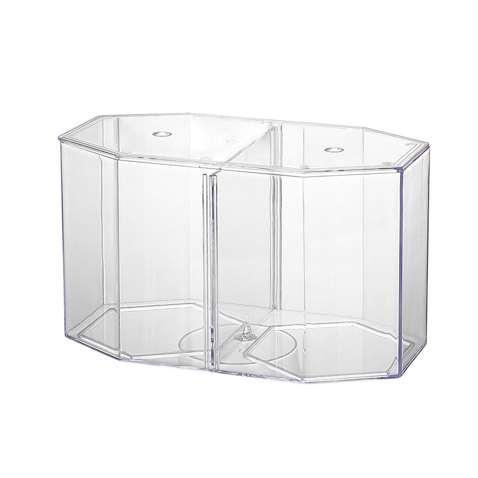 High Light Transmittance Aquarium Fish Tank Double Grid Design Aquarium Breeder Box for Fish Breeding Isolation Home Desk
