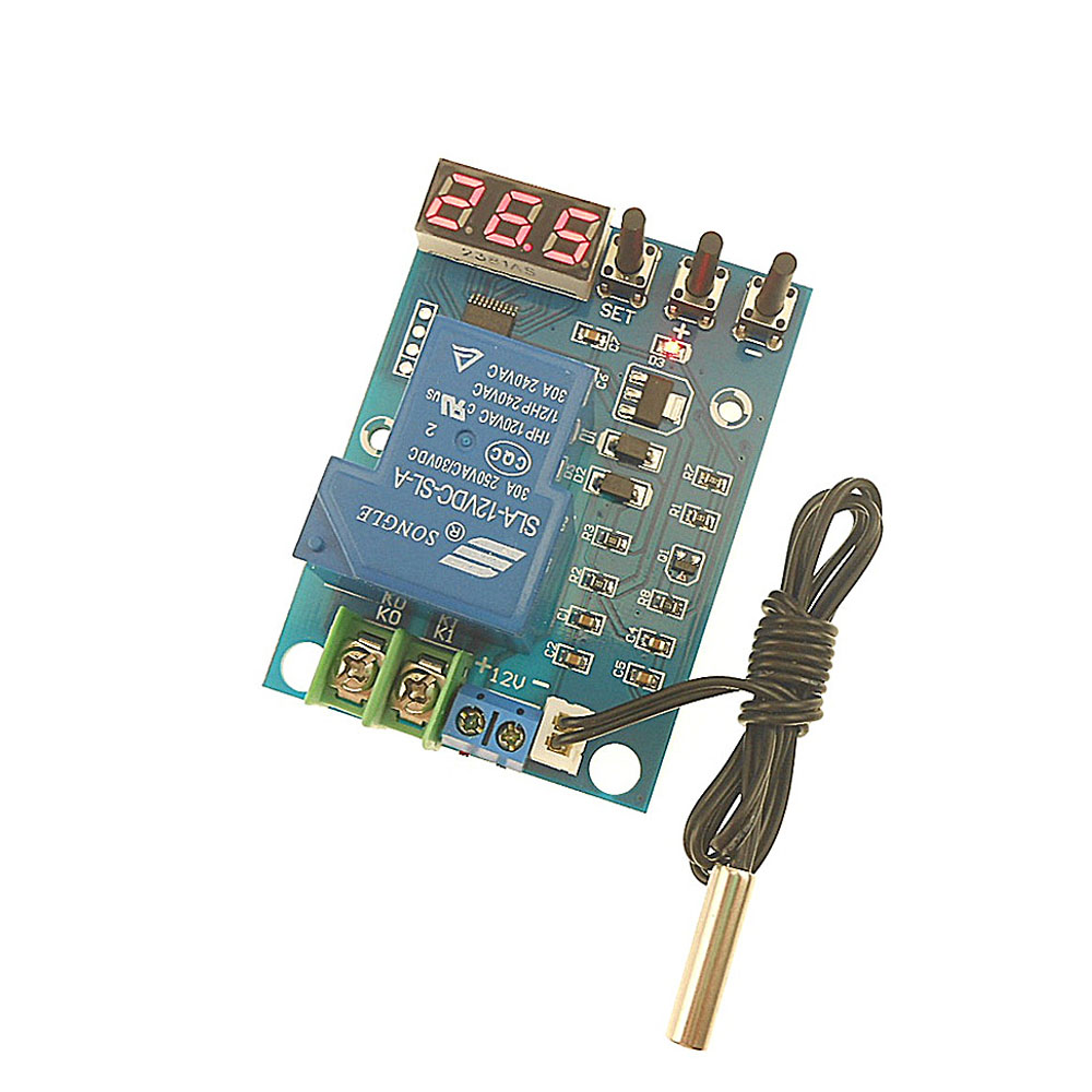 DC12V 30A Thermostat High Precision Temperature Controller Digital Display Temperature Control Board Constant Temperature Switch