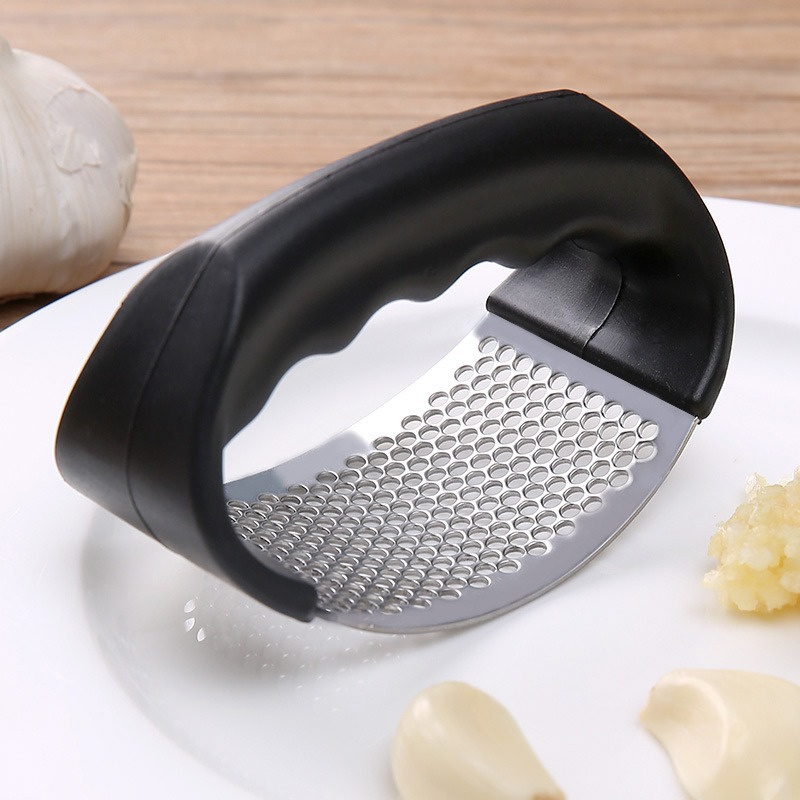 Garlic Press Crusher Rocker, Garlic Press Rocker Stainless Steel Ginger ...