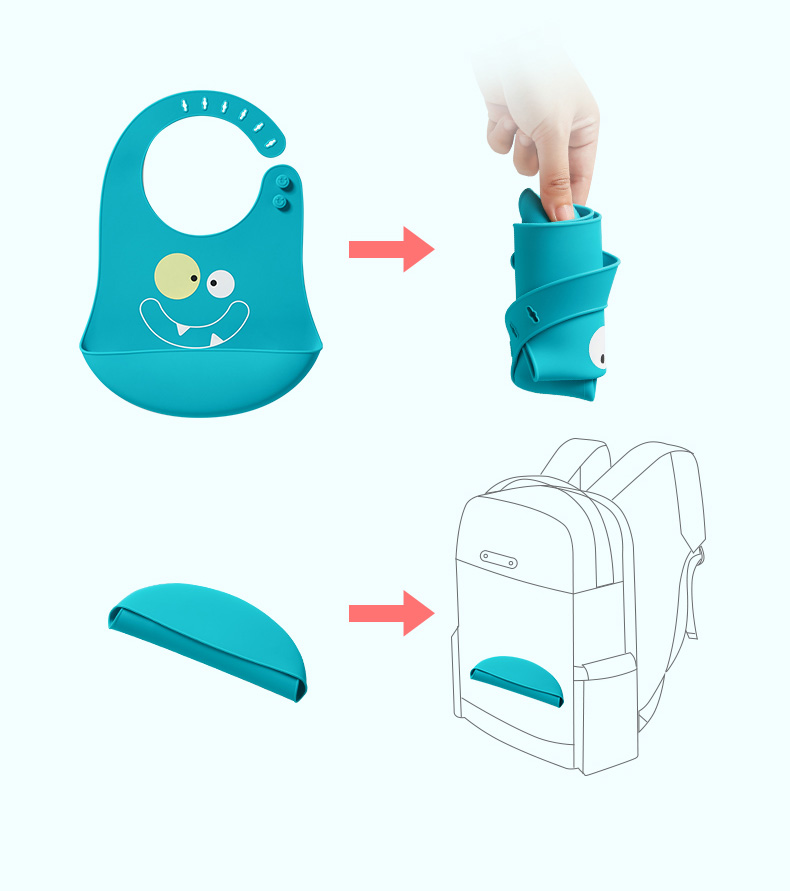 Yếm Ăn Dặm Silicon - KUB