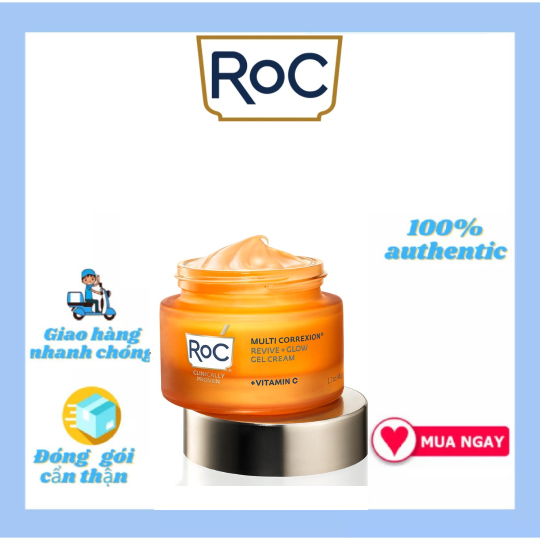 Kem Dưỡng Sáng Da Roc Multi Correxion Revive + Glow Vitamin C (48G)