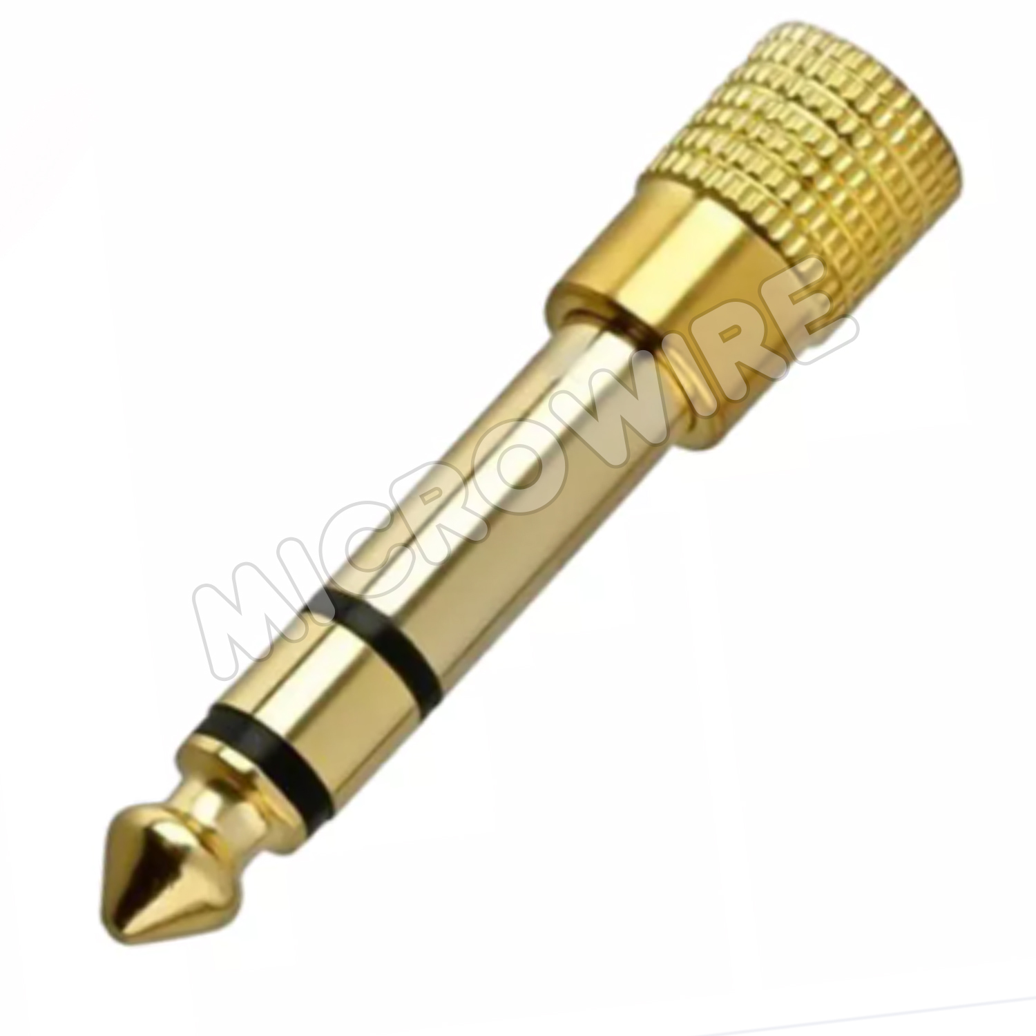 6.5MM Male to 3.5MM Female Jack Plug Audio Headset Microphone Guitar