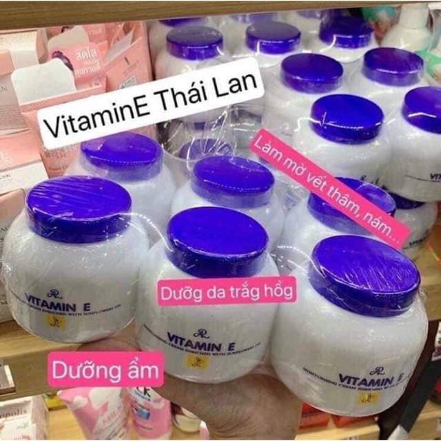 Kem dưỡng thể Vitamin E Thái Lan 200ml