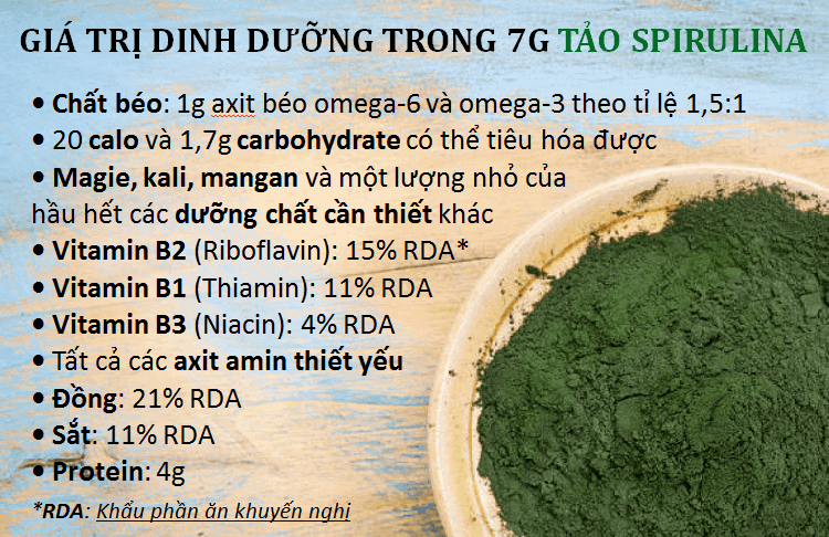 Bột Tảo Spirulina, thức ăn artemia, cá cảnh (Hủ 50g)