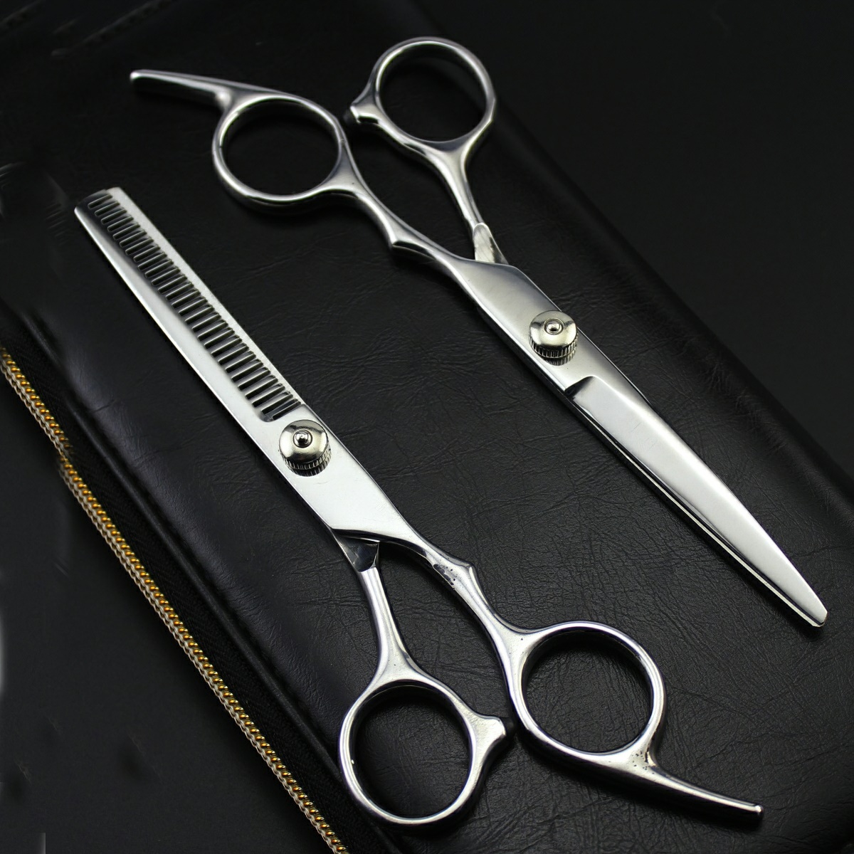 Kéo cắt và tỉa tóc 6inch Cao cấp(Thép không gỉ) CINDY
