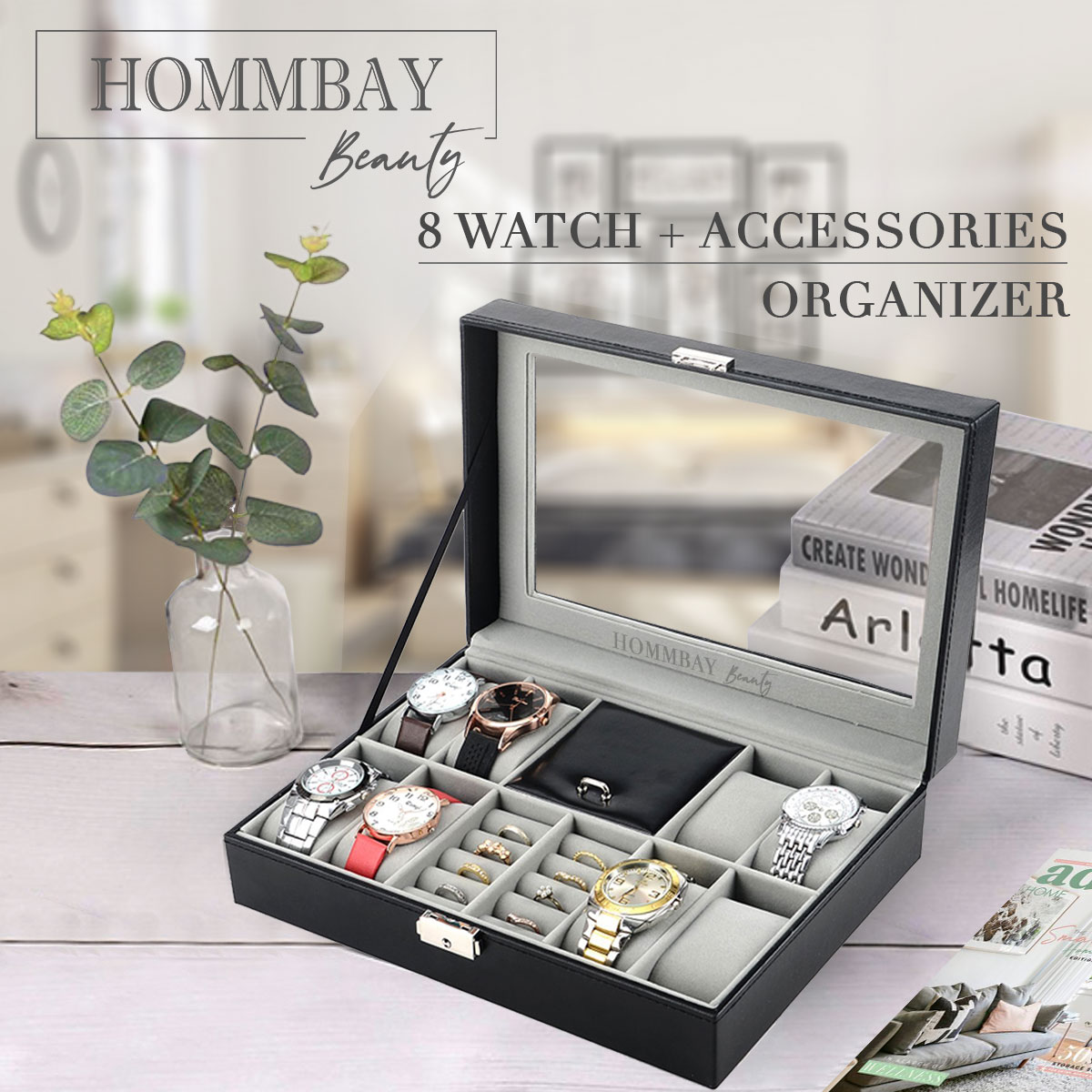 Sunglass watch box hot sale