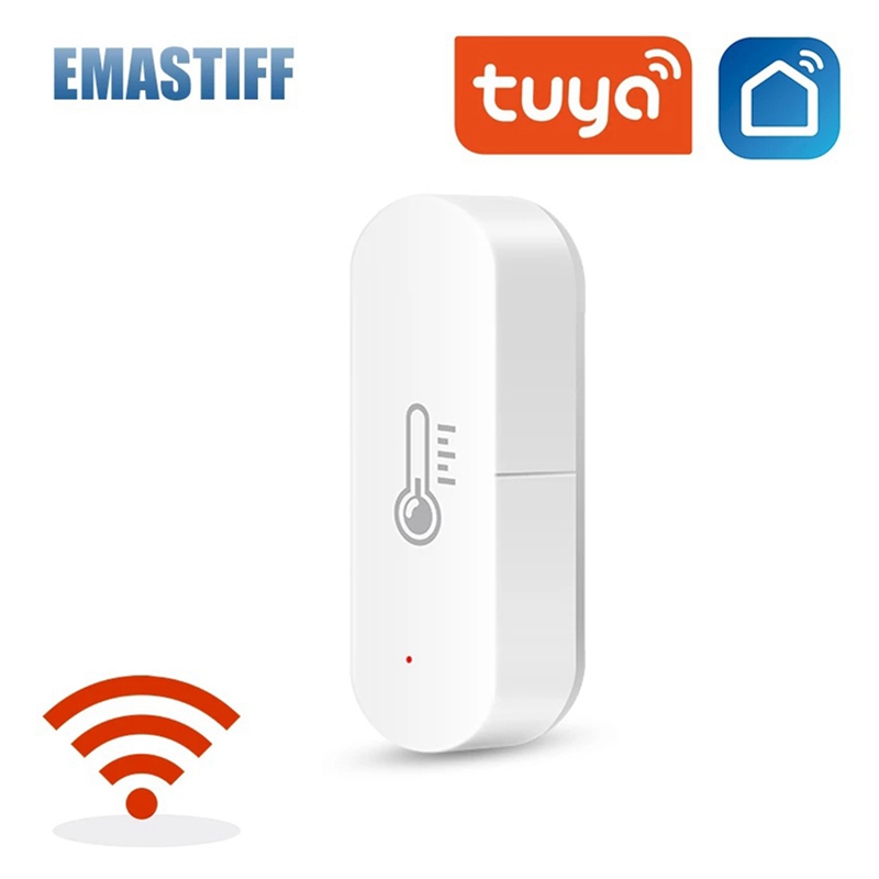 Tuya WiFi Temperature Humidity Sensor Smart Home Meter Indoor Hygrometer Smart Life App Control