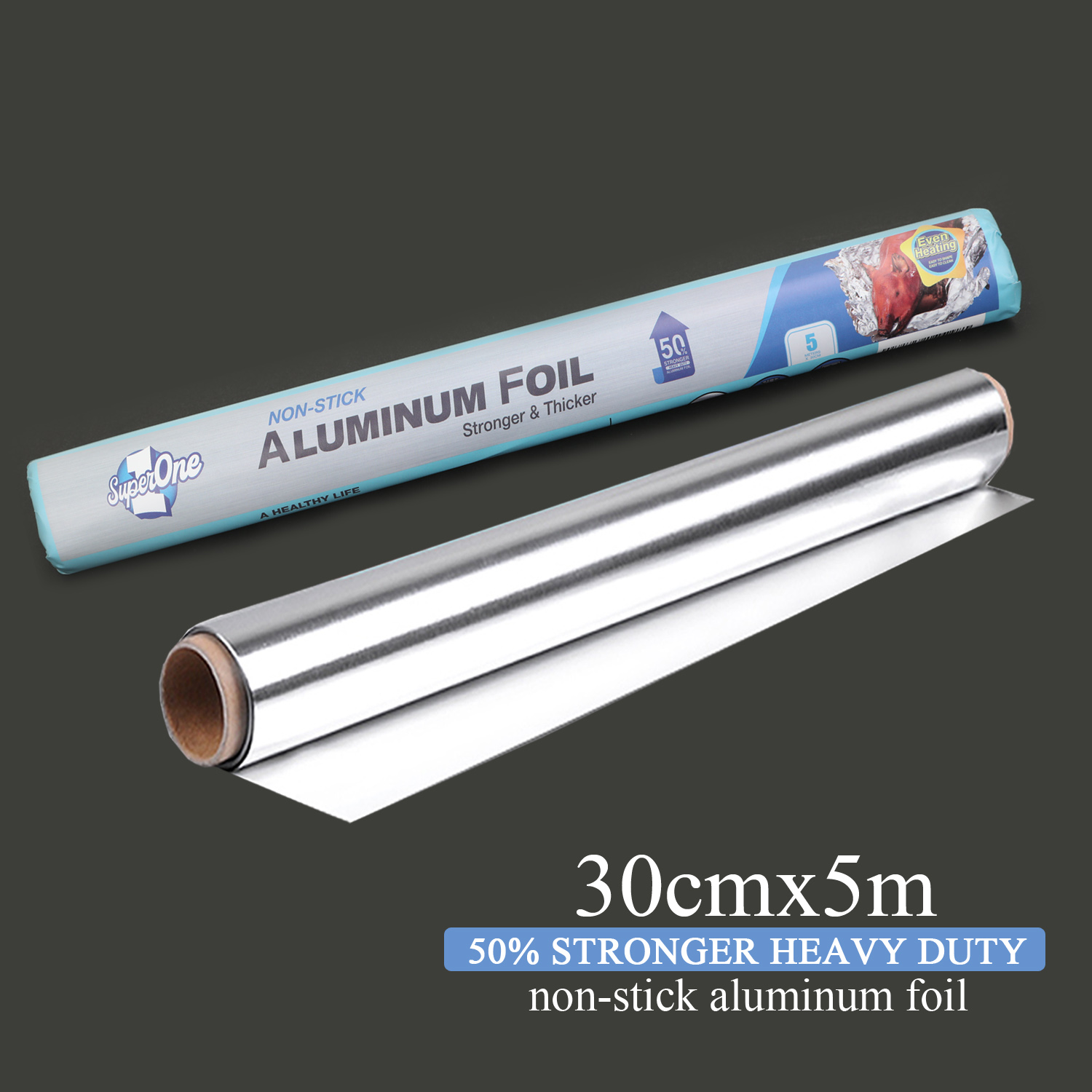 SuperOne Aluminum Foil NonStick Aluminum Foil Food Sheet Wrapper