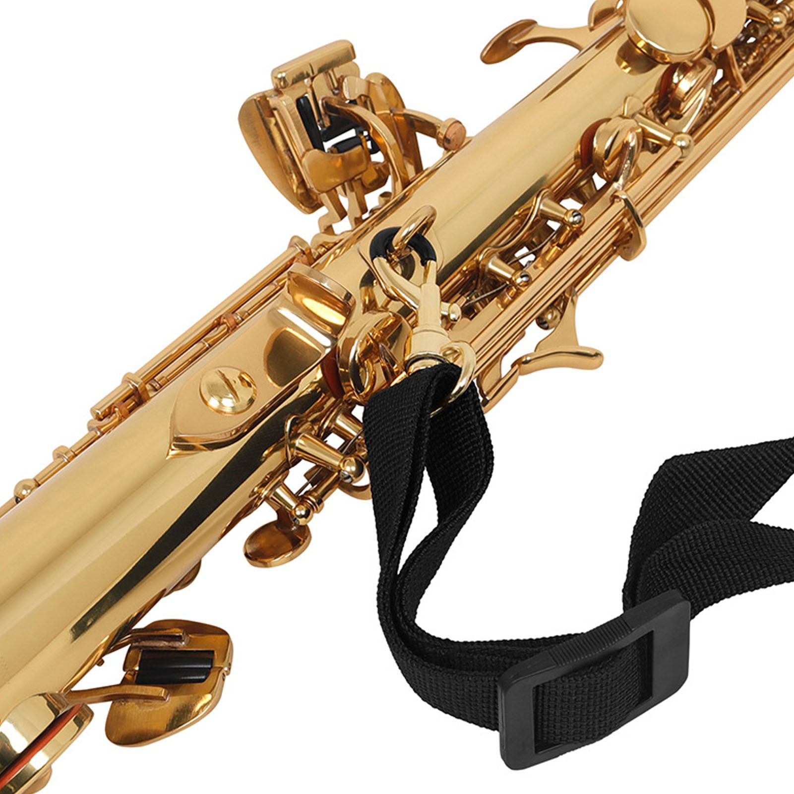 Saxophone Shoulder Strap Bright Color Length Adjustable Sax Shoulder Strap for Performance