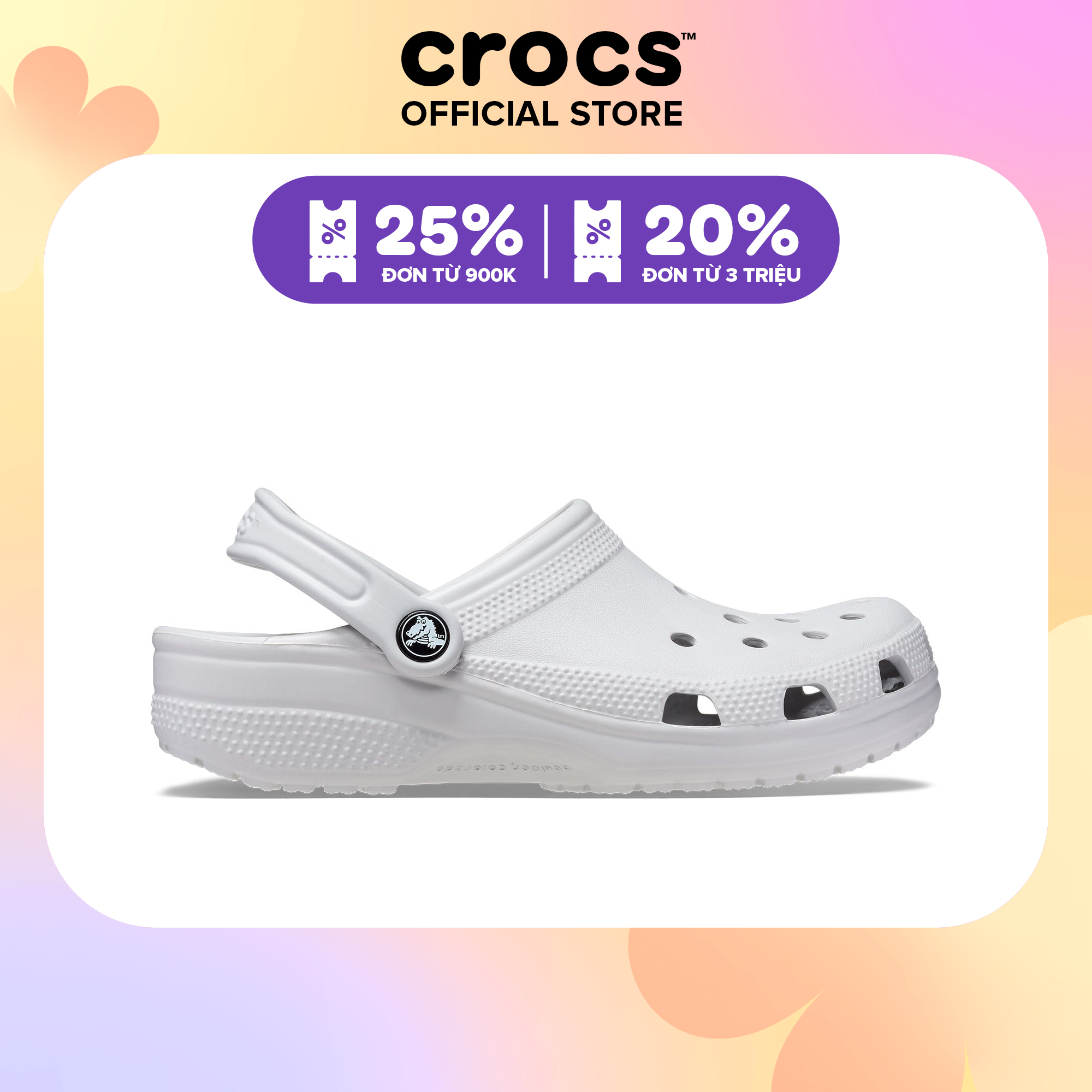 Giày Clog Unisex Crocs Classic - 10001-1FT