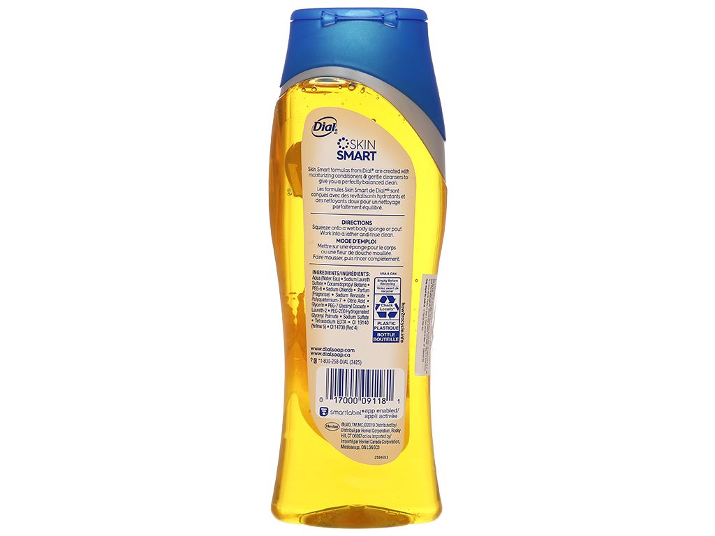 Sữa tắm cấp ẩm và diệt khuẩn Dial Gold 473ml
