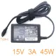 Nobi 15V 3A 45W USB Type C AC Power Adapter for HP Spectre 12~a000 x2 13~v000 Laptop Charger TPN~CA01 918337~002 844205~850. 