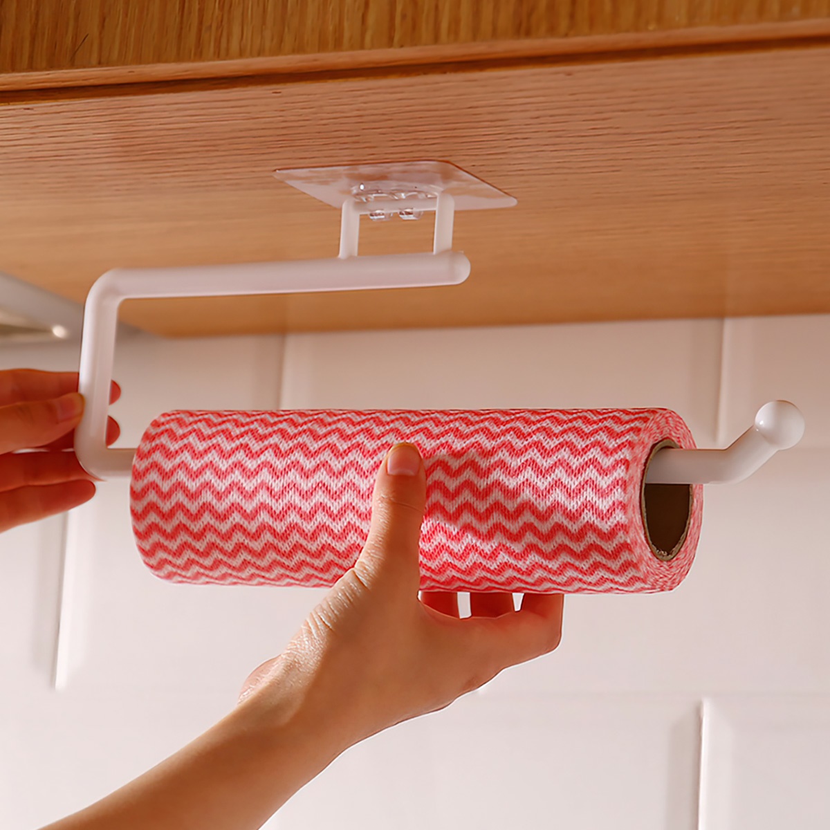 Kitchen bathroom practical paper plastic tissue roll holder