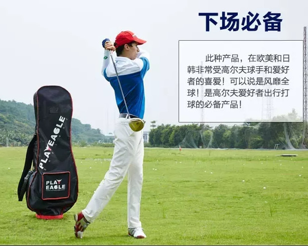 Cover Che Mưa Túi Đựng Gậy Gôn Nam Nữ Play Eagle, Chất Vải Nylon Cao Cấp Bền , Chống Nước Tuyệt Đối  - Golf Rain Cover