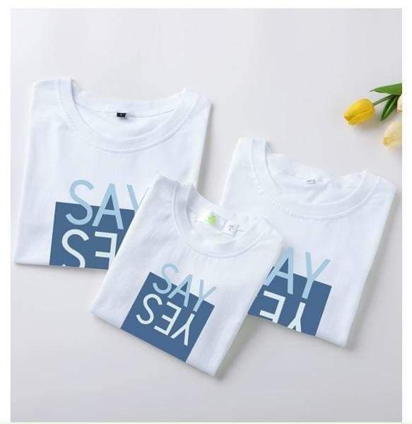 Áo cặp gia đình say yes 3/4/5 người faly shop ba22