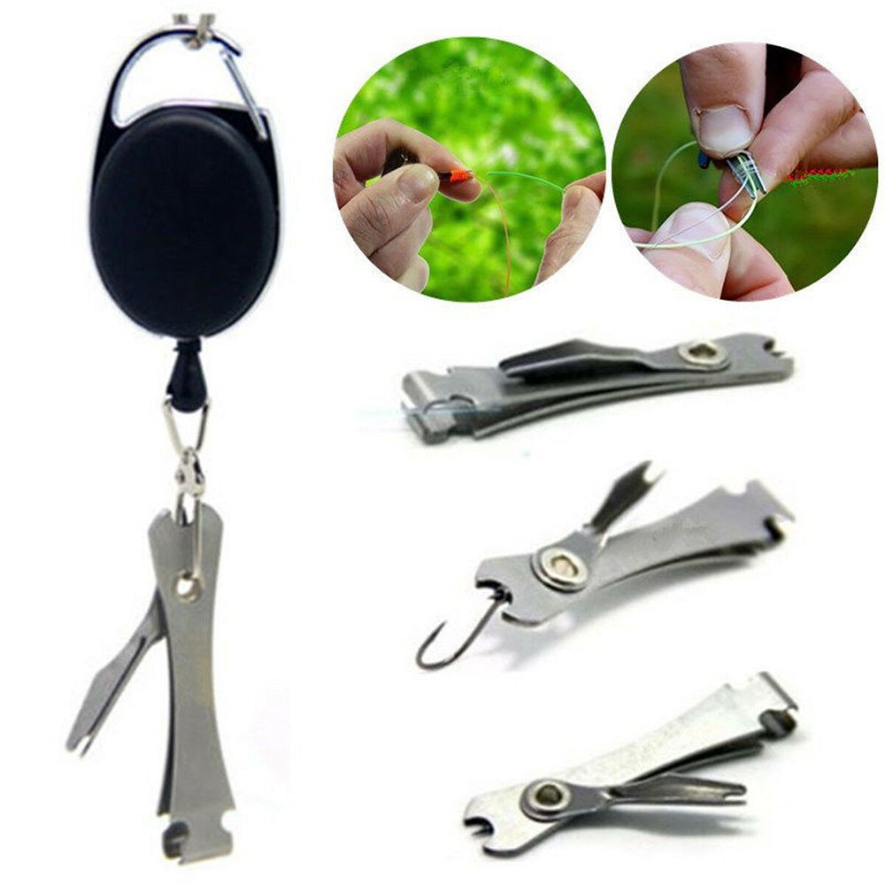 XEANG Fishing Equipment Tying Tool Quick Knot Fish Line Clippers Line  Cutter Nippers Retractor