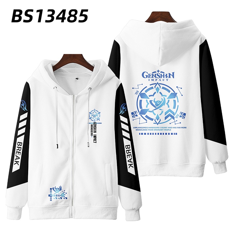 3D Print Genshin Impact Scaramouche Wanderer Cosplay Costume Zip