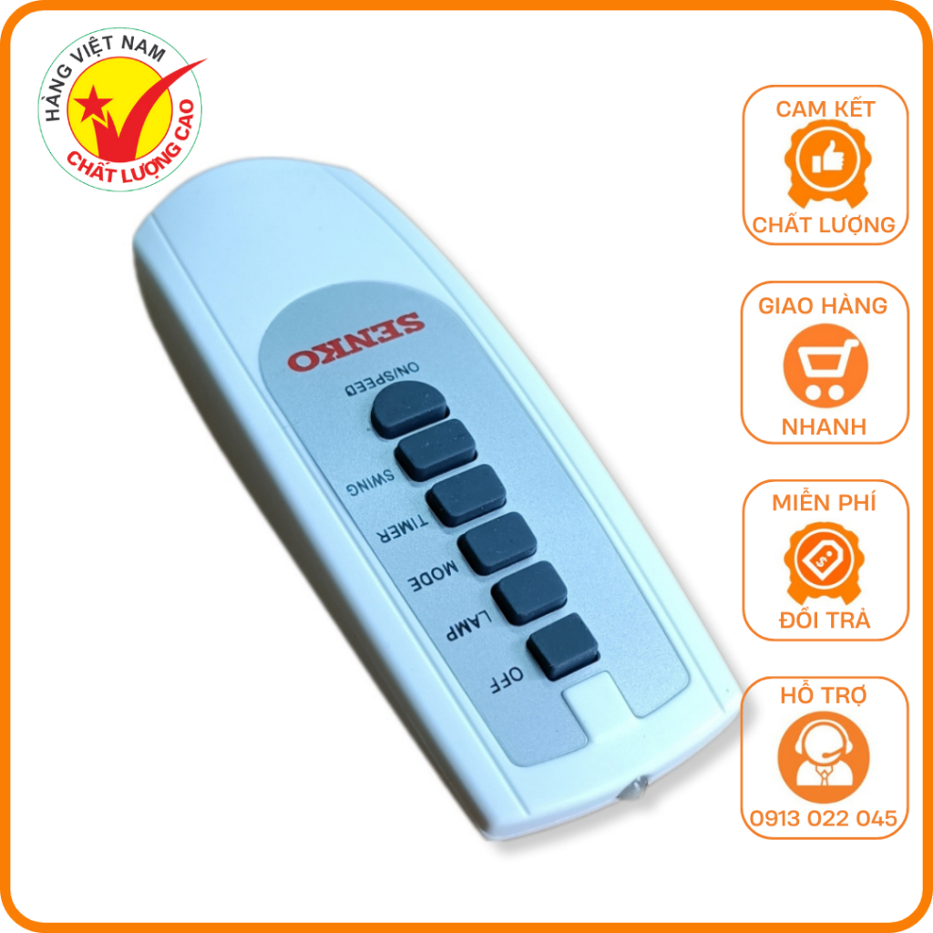 Remote quạt cây, quạt treo tường SENKO