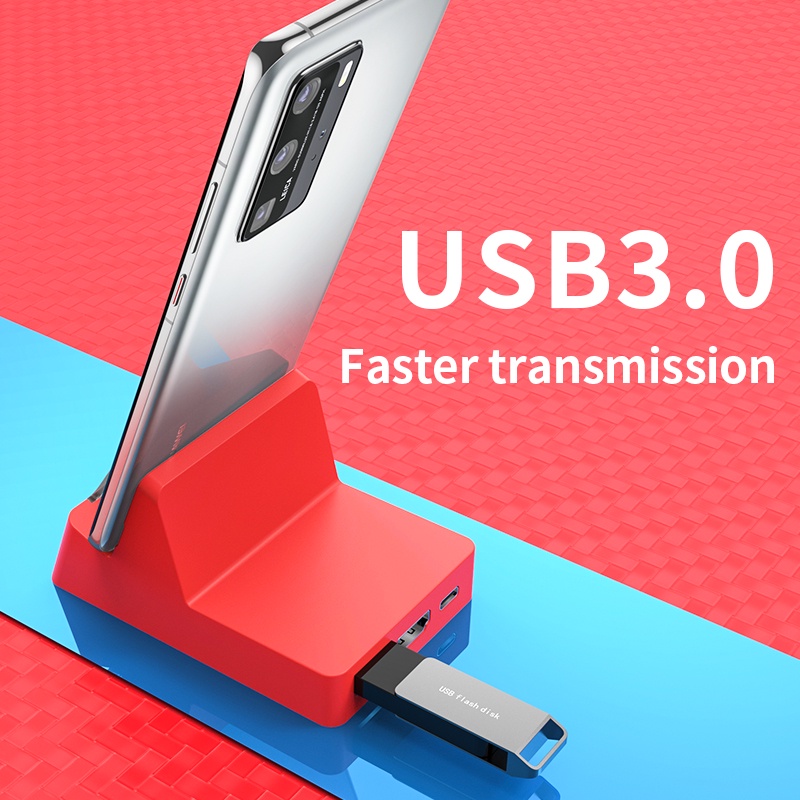 Chuyển đổi Dock TV Dock cho bộ chuyển đổi Nintendo & chuyển đổi OLED/Lite xách tay trạm nối USB C để 4K HDMI USB 3.0 HUB PD 100W cho MacBook Pro