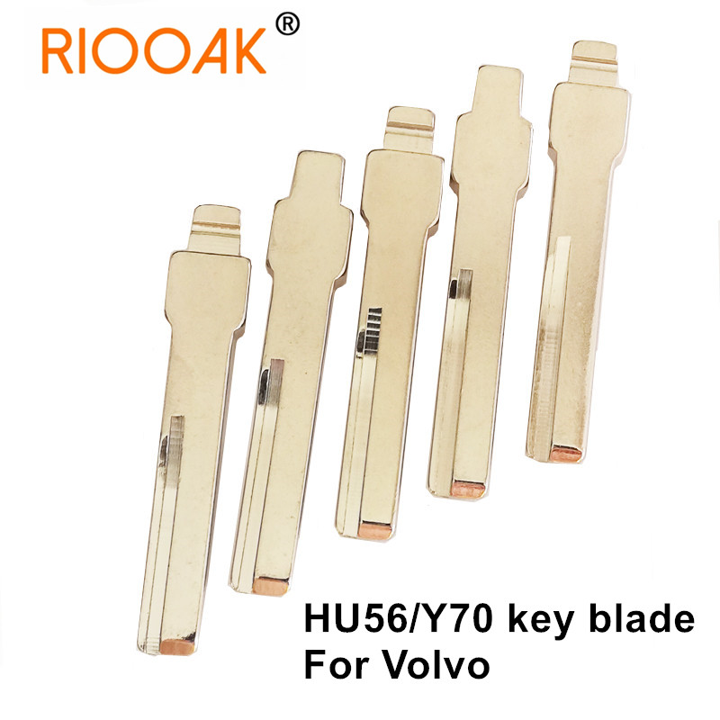 【AiBaby Store】10pcs KD HU56 Key Blade for Volvo Mitsubishi S40 Car Key Blank Universal Center Groove Xhorse KD VVDI Remote Key Blade. 