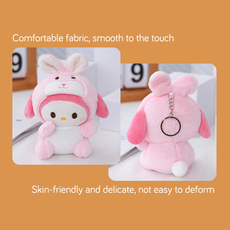 Kawaii%20Sanrios%20Rabbit%20Cinnamoroll%20Plush%20Doll%20Keychain%20Melody%20Soft%20Stuffed%20Cartoon%20Keyring%20Kuromi%20Bag%20Decoration%20Pendent%20Toys%20JIJIN%20-%20Image%203