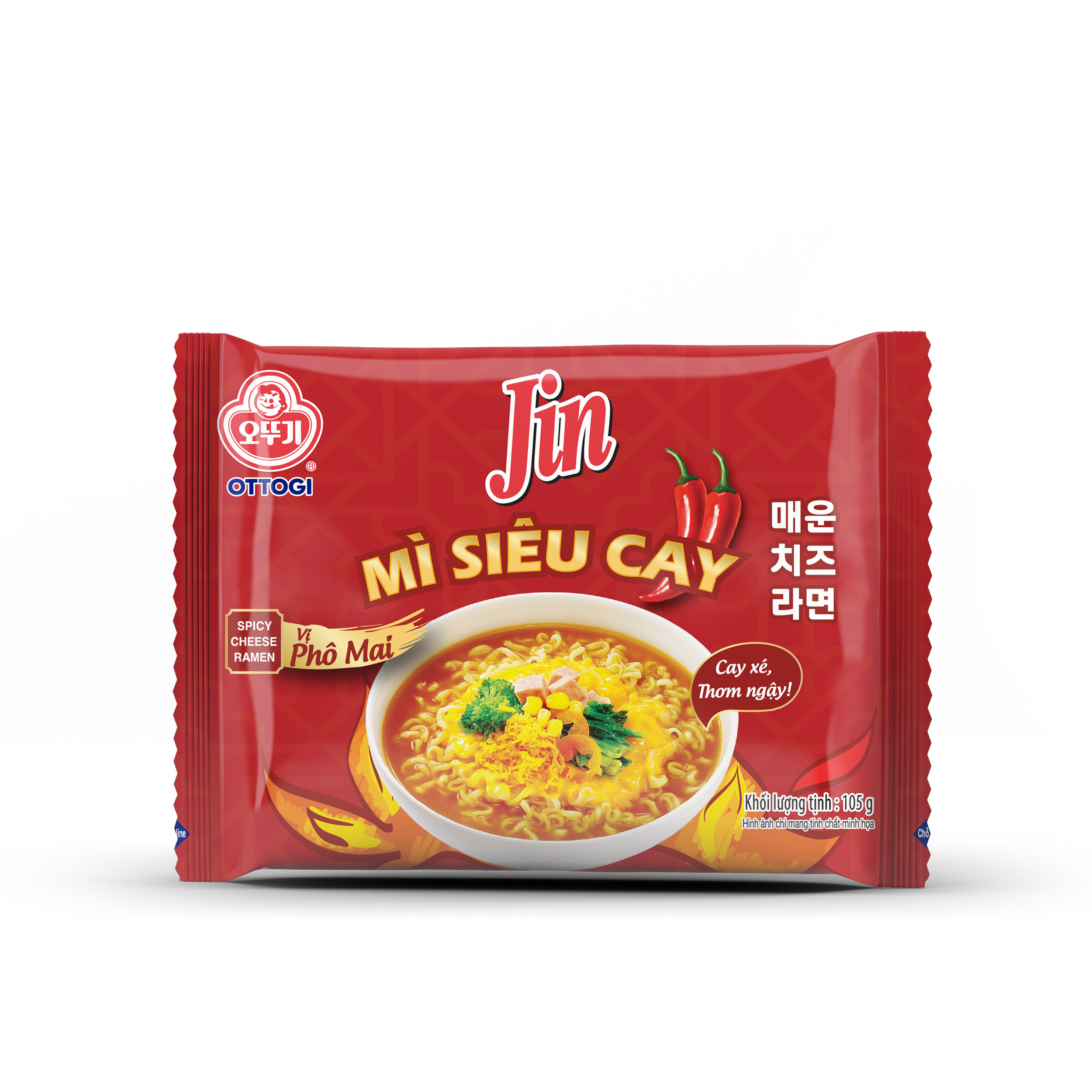 Mì Jin Siukay vị phô mai Ottogi 105g