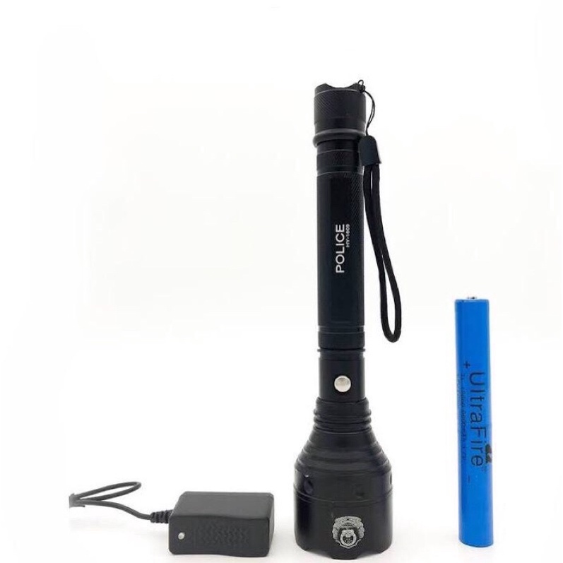 Đèn pin sạc siêu sáng police hy-1809