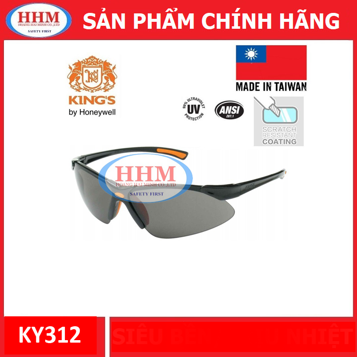 Kính bảo hộ King’s KY312 màu đen