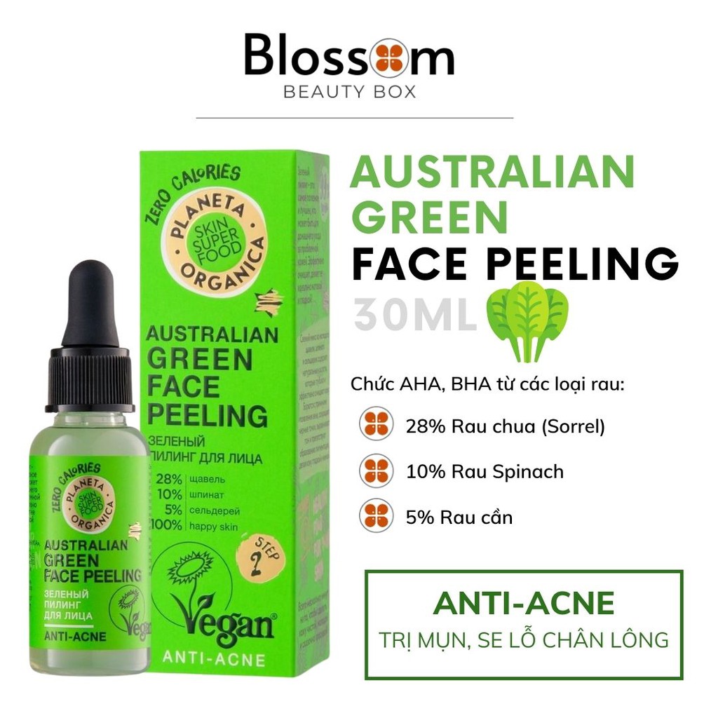 Tẩy da chết hoá học Peel da Planeta organic