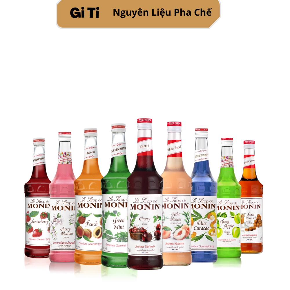 Sirô/Syrup Monin Đầy Đủ Mùi chai 700ml