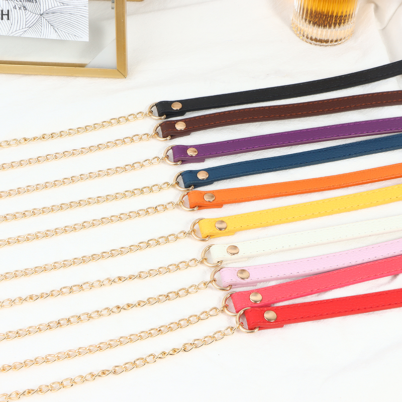 HF 120CM Bag Chain Leather Shoulder Bag Handle Strap Handbags Strap Bag Accessory