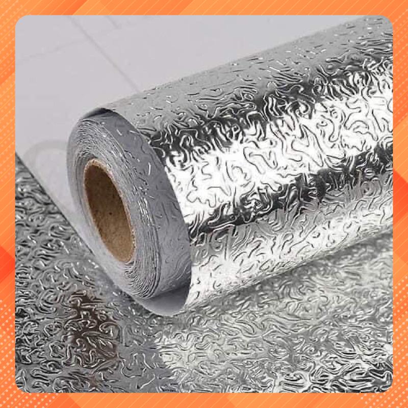 Giấy bạc dán bếp kích thước daif 3m rộng 60cm