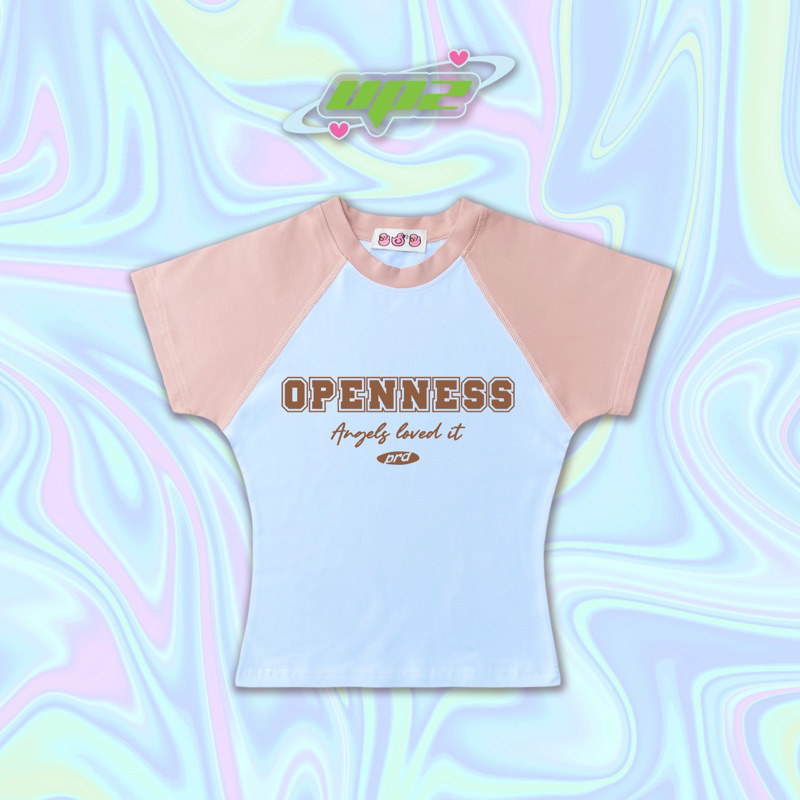 UPZ Áo Thun Nữ Cotton Raglan Form Ôm Body Co Dãn (2 Màu)