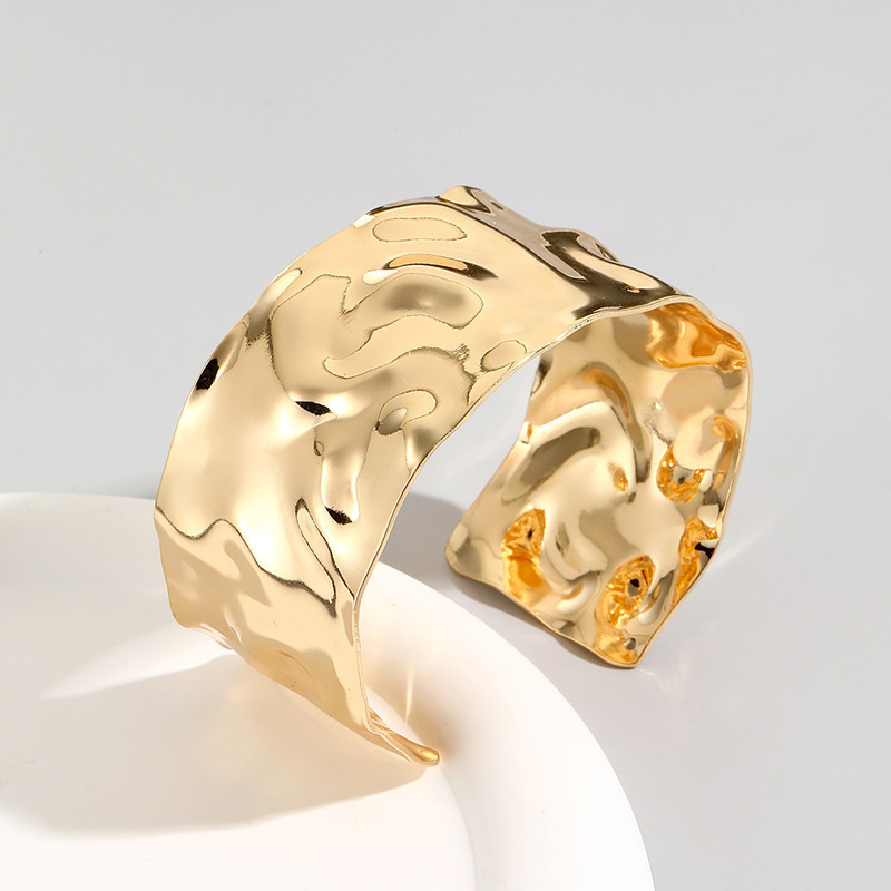 Enacolor%20Elegant%20Irregular%20Metal%20Opening%20Bangle%20Bracelets,%20for%20Women%20Arm%20Chain%20Bangles%20Fashion%20Jewelry%20Accessories%20-%20Image%206