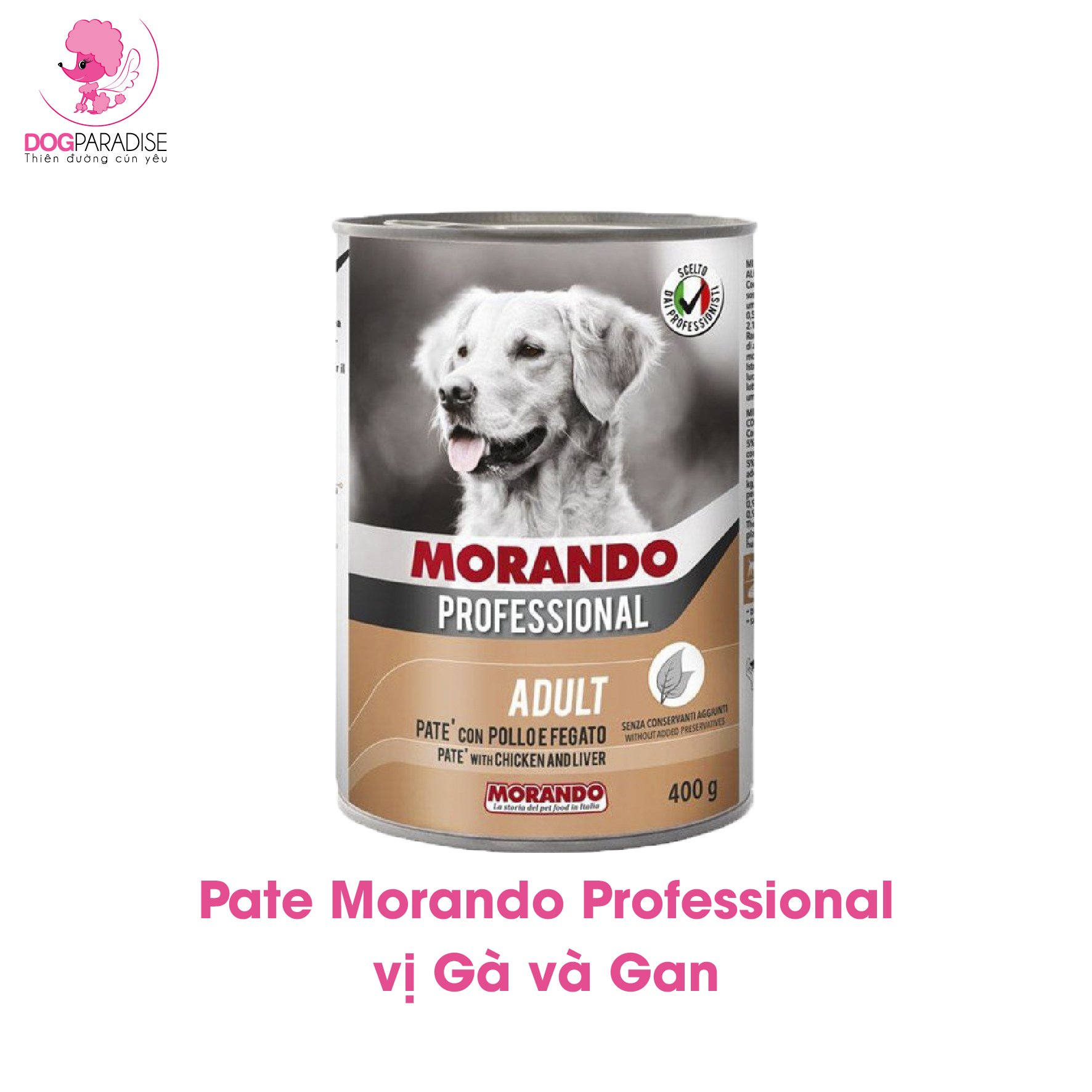 Pate Morando cho chó có 4 vị - Dog Paradise