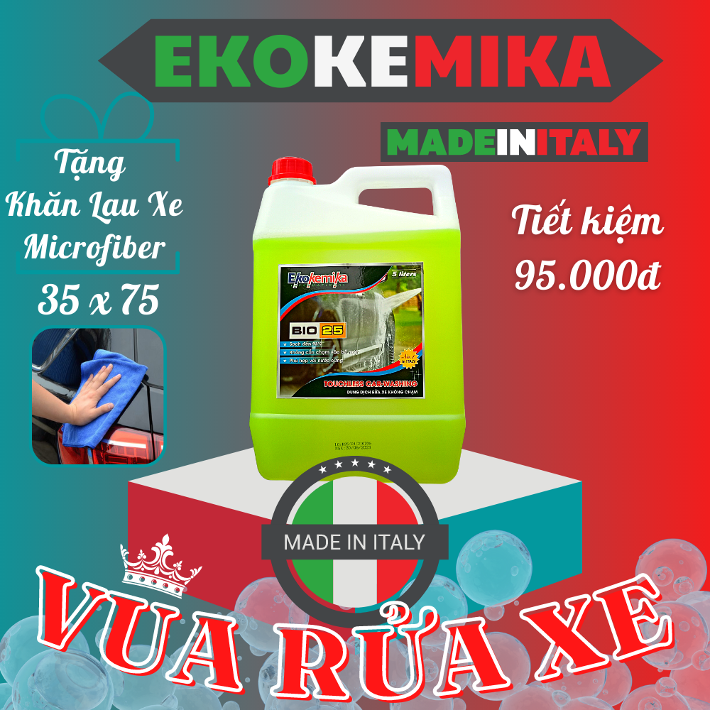 Dung Dịch Rửa Xe Không Chạm Ekokemika Bio 25