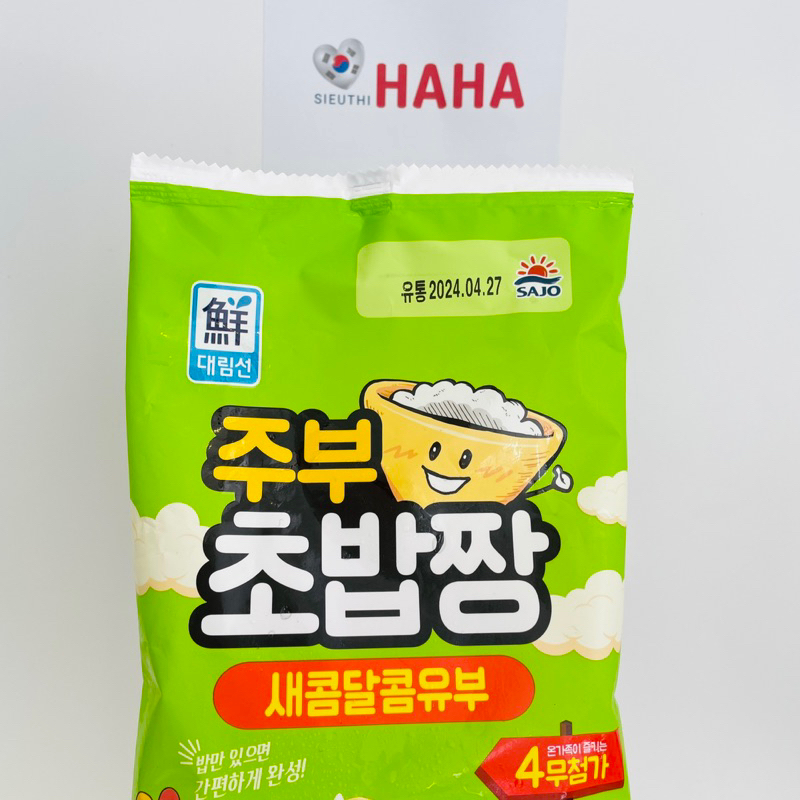 Vỏ đậu hũ bọc cơm hàn quốc SAJO 대림]주부초밥짱 160G