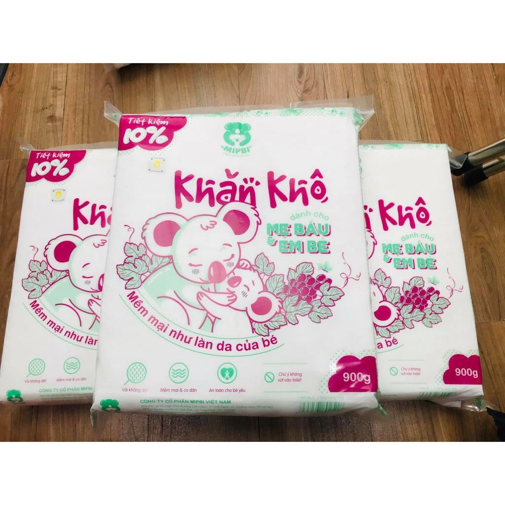 Khăn khô đa năng Mipbi 600gr & 900gr