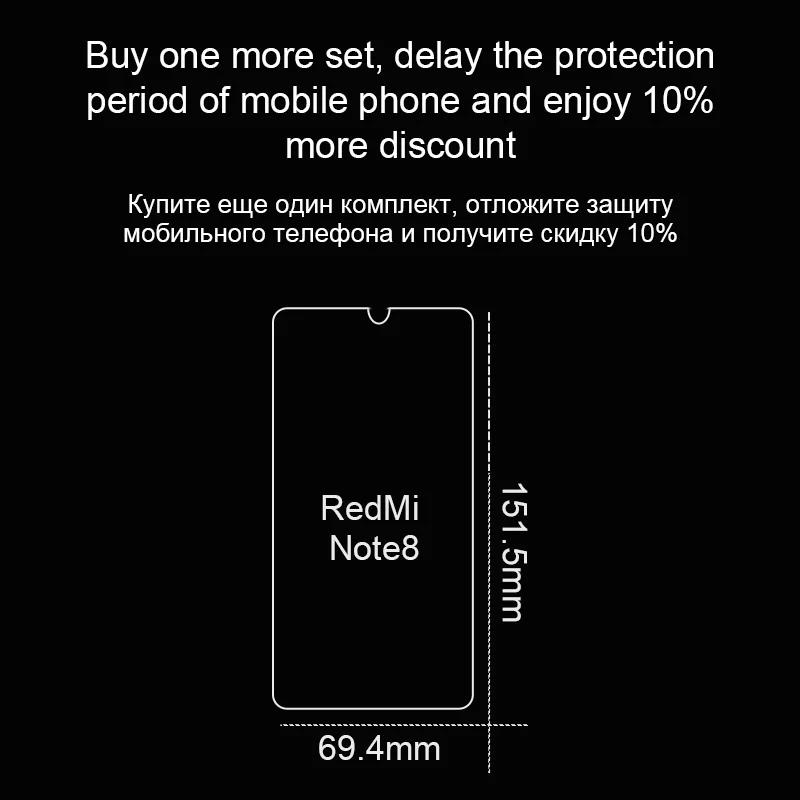 Carry meed Fashion  3Pcs फुल कभर टेम्पर्ड ग्लास Xiaomi Redmi Note 9 7 8 6 5 Pro स्क्रिन प्रोटेक्टर Redmi Note 12 11 Pro MAX को लागि. 