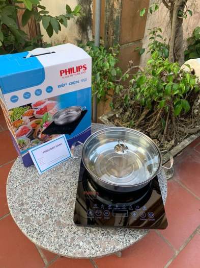 Bếp Từ Đơn Philips PL-08 thái lan tặng kèm nồi lẩu, bếp từ đơn, bếp điện từ cảm ứng ,bếp...