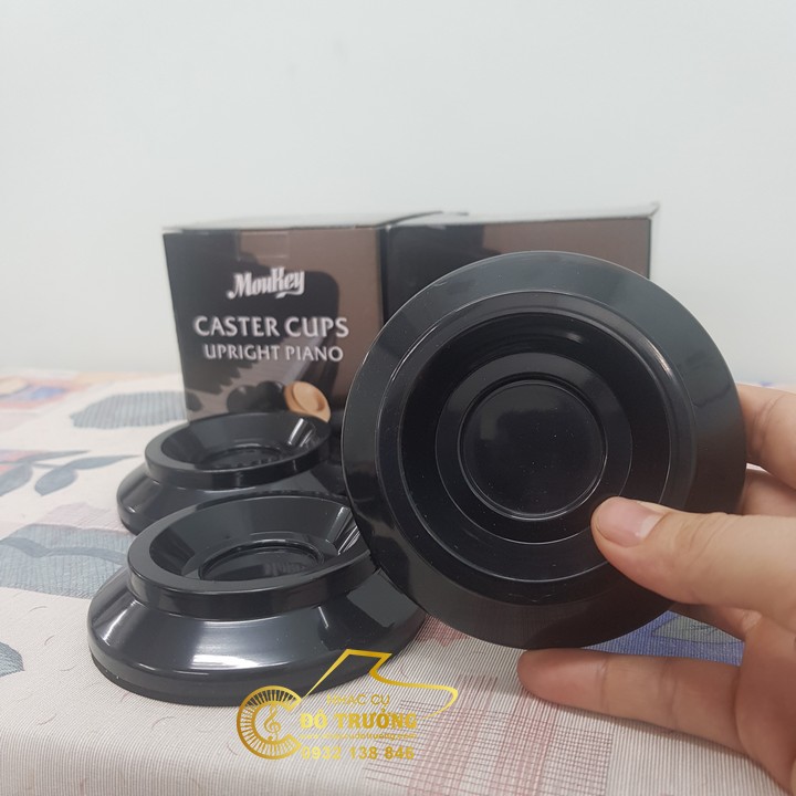 Bộ 4 chén kê bánh xe đàn Piano