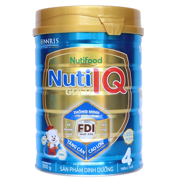 Sữa Bột Nuti IQ Gold 4 - Lon 900G {Mẫu Mới}