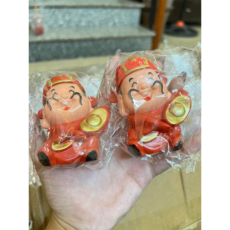 D8121 ông thần tài- mèo thần tài