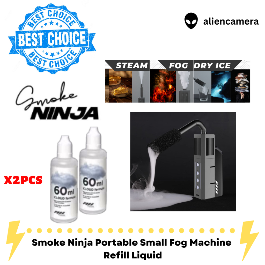 Smoke Ninja Portable Small Fog Machine Refill Liquid