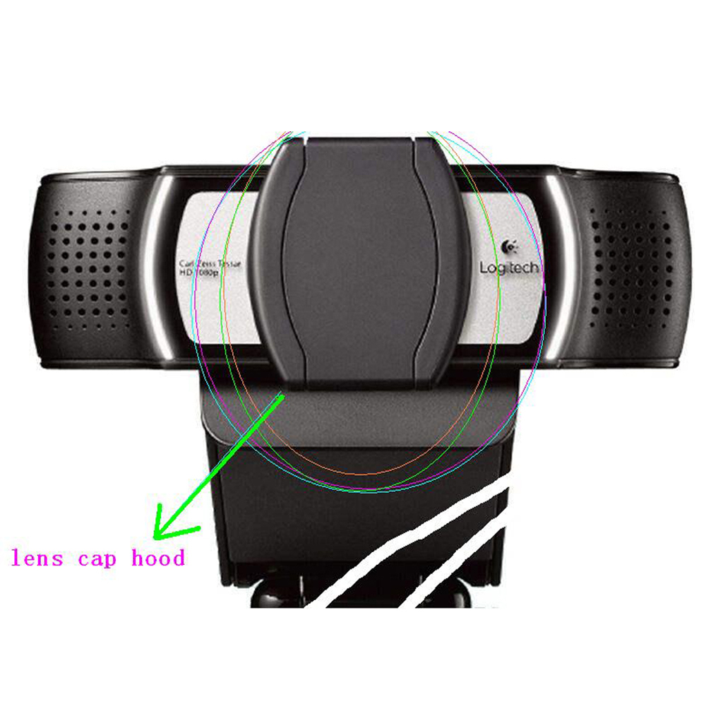 Máy Ảnh Bìa Trượt Webcam Mở rộng Khả năng Tương Thích Mini siêu mỏng Cho Pro C920 C930E C922 Nắp đậy ống kính Mui Xe Bìa